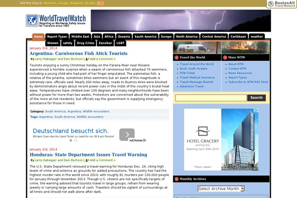 worldtravelwatch.com site used Www.worldtravelwatch.com