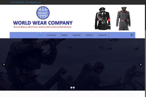WordPress website example screenshot