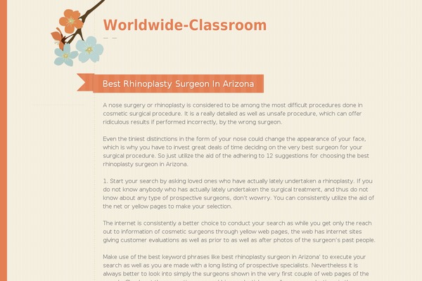 worldwide-classroom.com site used Fiore