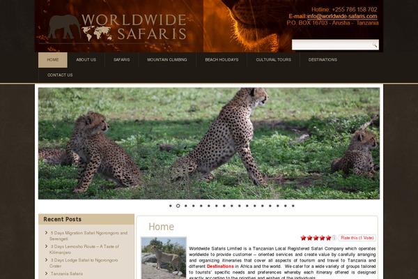 worldwide-safaris.com site used Tourpackage-child