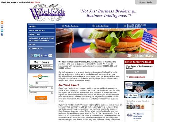 worldwidebusinessbrokers.com site used Wwbbtheme