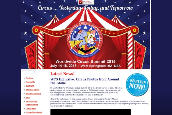 worldwidecircussummit2015.com site used Wcs4