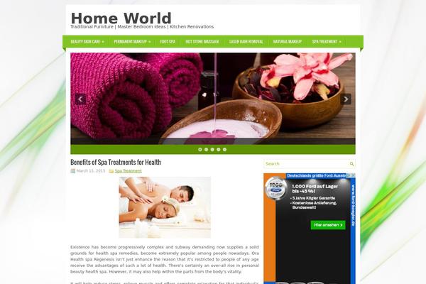 Practis theme site design template sample