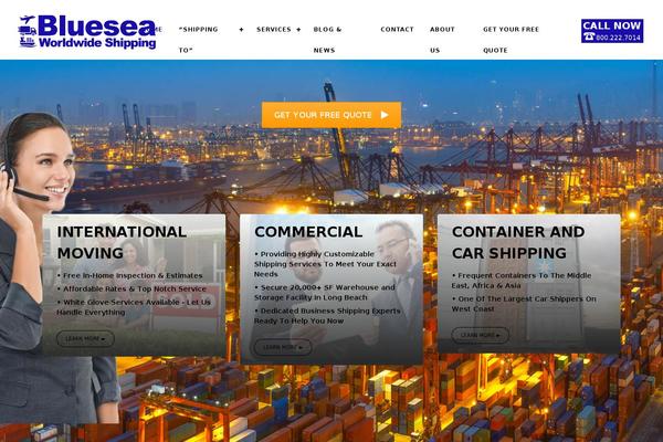 Logistic theme site design template sample