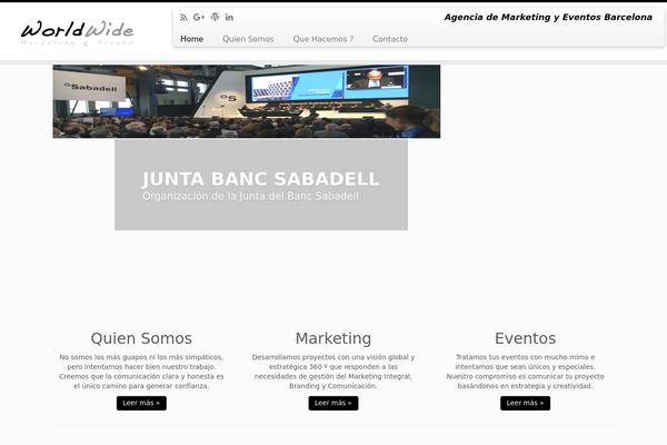Customizr theme site design template sample