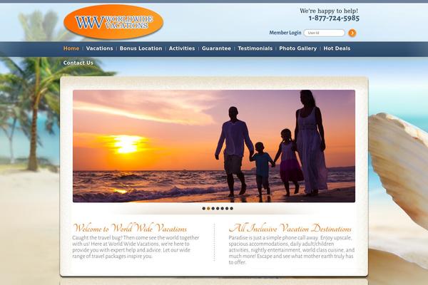 worldwidevacationsco.com site used Wwv