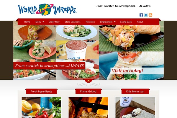 The Restaurant theme site design template sample