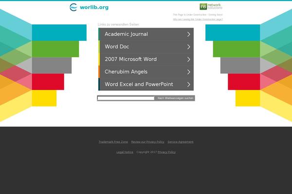 worlib.org site used Builder-vow