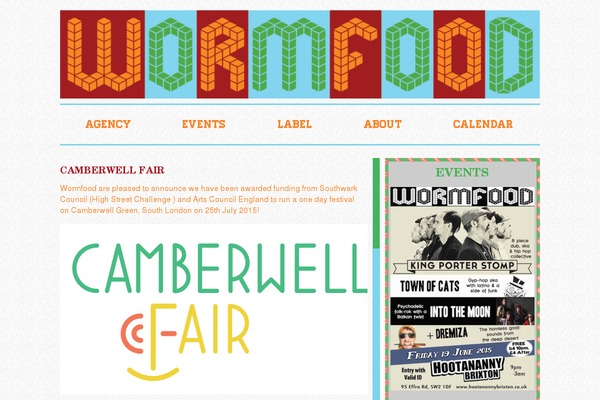 wormfood.co.uk site used Wormfood
