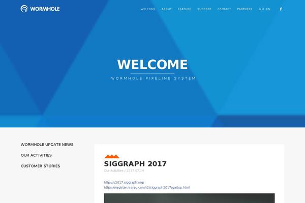 Story theme site design template sample