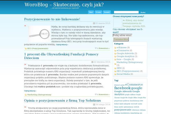 woro.pl site used Webby-blue-10