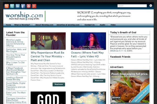 WordPress website example screenshot