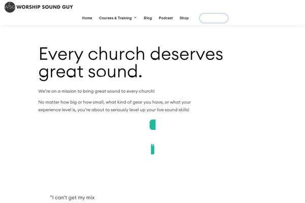 WordPress website example screenshot
