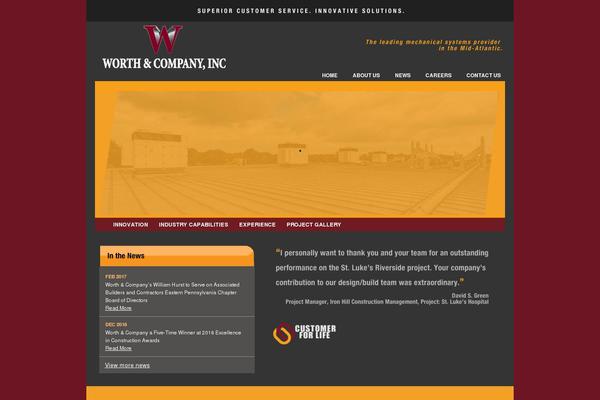 Wac theme site design template sample