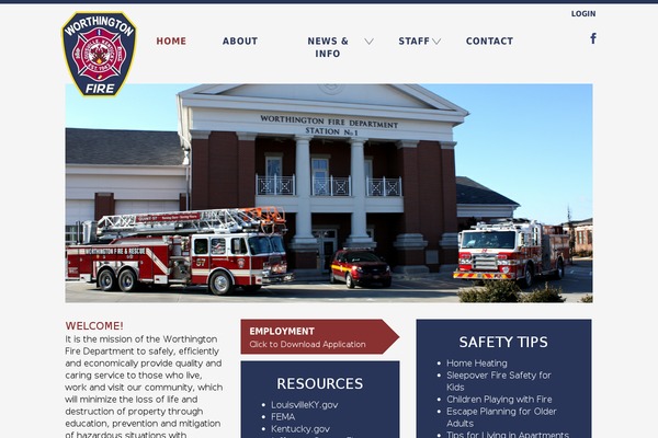 worthingtonfire.com site used Worthington