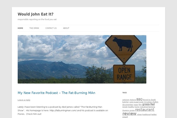 Twenty Twelve theme site design template sample