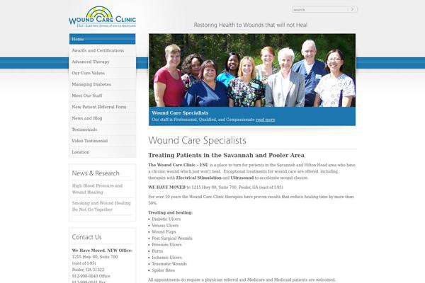 woundcareclinic.net site used Woundcare