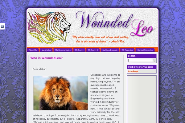 woundedleo.com site used Woundedleo12