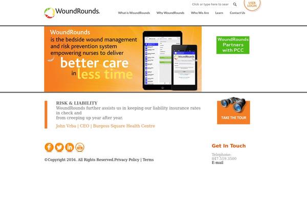 woundrounds.com site used Woundrounds
