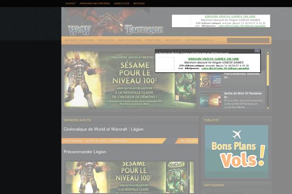 wow-tactique.net site used Gamecraft