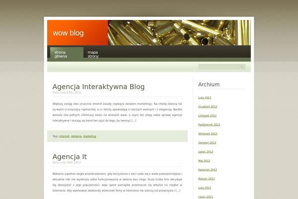 terrafirma2 theme websites examples
