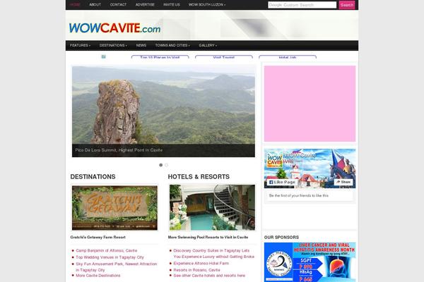 wowcavite.com site used Wowb-mainmag
