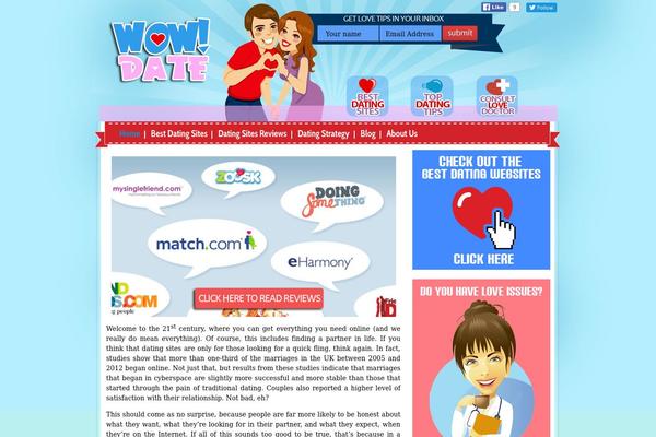 WordPress website example screenshot