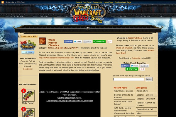 wowfailblog.com site used Wowza2