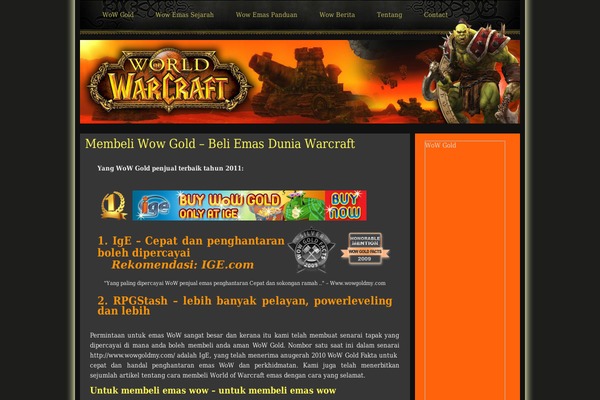 wowgoldmy.com site used Wow-gold