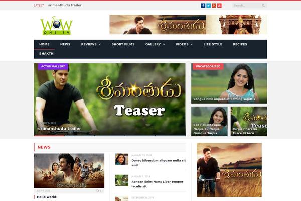 WordPress website example screenshot