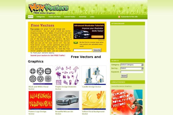 wowvectors.com site used Wowvectors