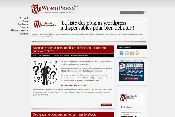wp-facile.com site used Wp-facile-theme