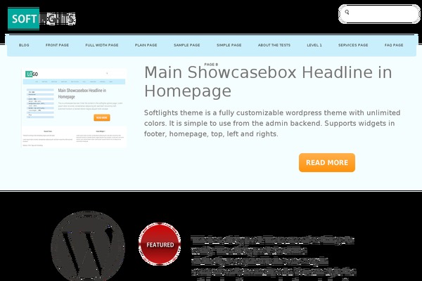 WordPress website example screenshot