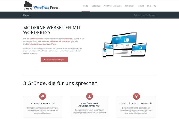 Enfold theme site design template sample