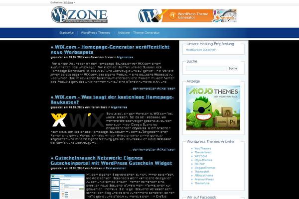 wp-zone.de site used Wp-zone
