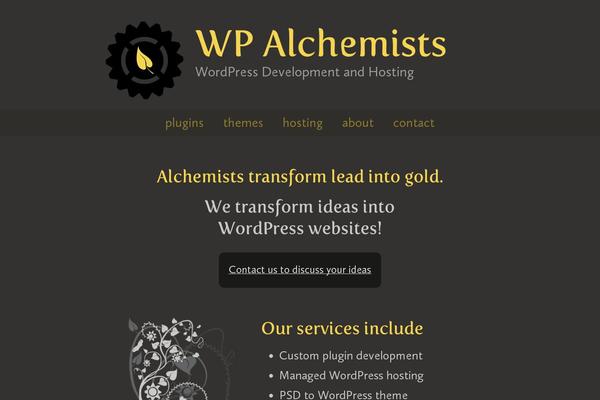 wpalchemists.com site used Alchemists