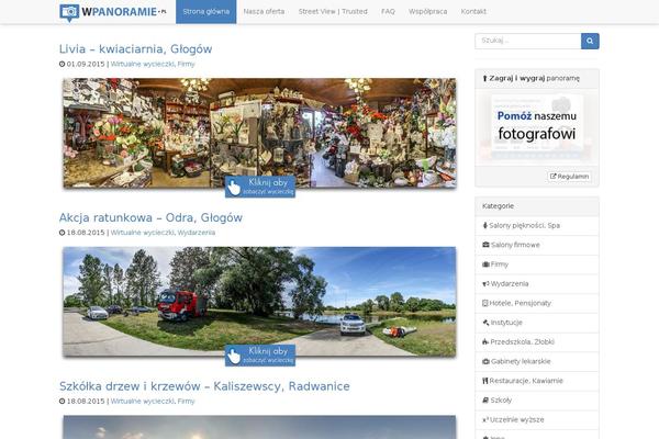 panoramea theme websites examples