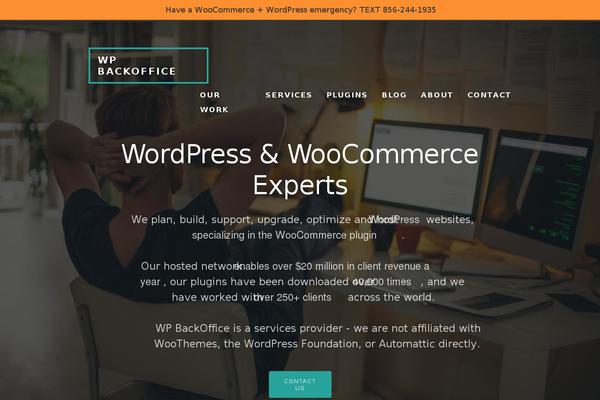 wpbackoffice.com site used Speck-child