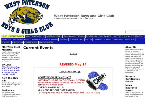 WordPress website example screenshot