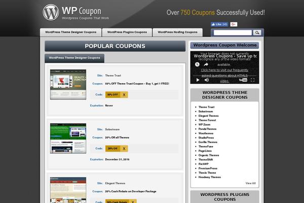 wpcoupon.net site used Wpcoupon