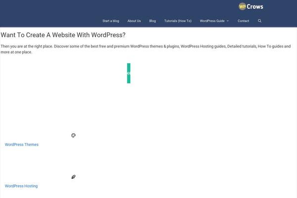 WordPress website example screenshot