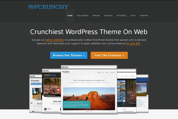 wpcrunchy.com site used Mainserver