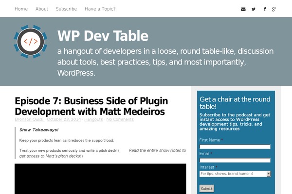 wpdevtable.com site used Mayer
