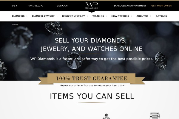 wpdiamonds.com site used Wpdiamonds