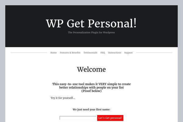wpgetpersonal.com site used Qwerty
