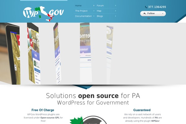 WordPress website example screenshot