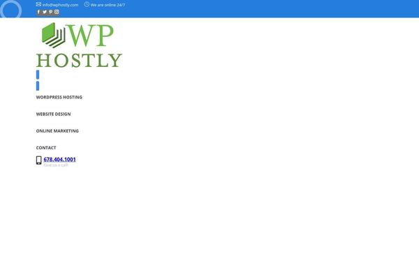 WordPress website example screenshot