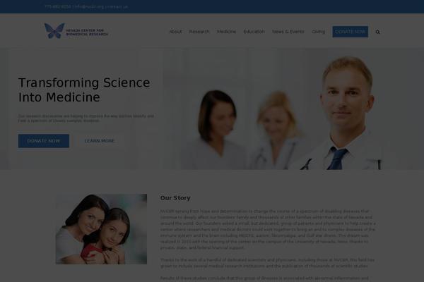 WordPress website example screenshot