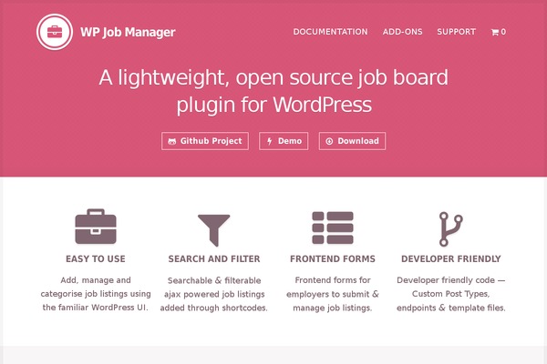 wpjobmanager.com site used Refer-wordpress