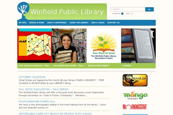 wpl.org site used Wpl